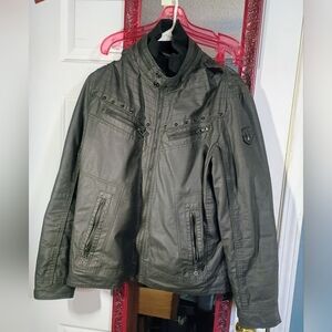 Men's Black Affliction Jacket Large